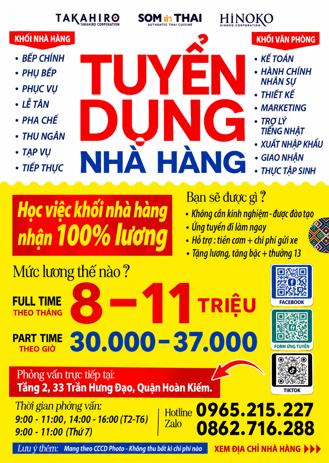TAKAHIRO CORPORATION – SOM THAI – HINOKO CORPORATION
