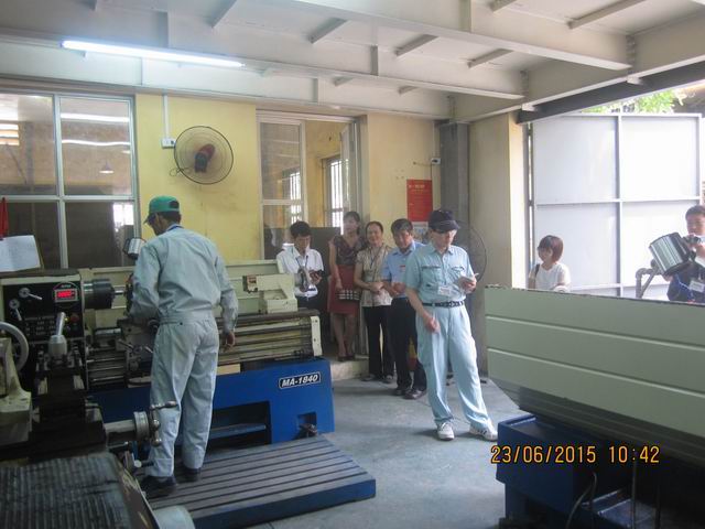 Đoàn chuyên gia tỉnh Chiba Nhật Bản đến thăm và làm việc tại trường Cao đẳng nghề Công nghiệp Hà Nội